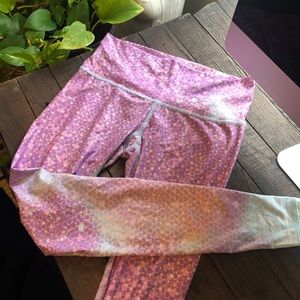 Hot yoga teeki mermaid fairyqueen lavender print